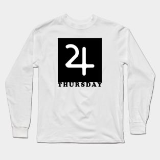 Weekdays Thursday Long Sleeve T-Shirt